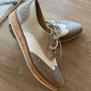 Paul green leather lace up shoes